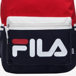 Fila Color Blocking Coat - Naisten Reput - TummanPunainen | FI-74246